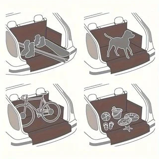 Funda Impermeable para Asiento de Coche – Protector Antideslizante para Perros