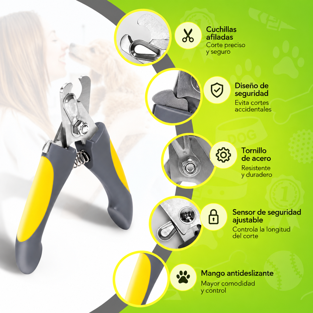 Cortaúñas Profesional para Perros + Lima